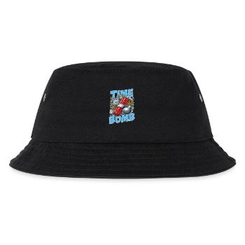 Time Bomb – Explosives Streetwear-Design - Kinder Bucket Hat - Schwarz - Vorne