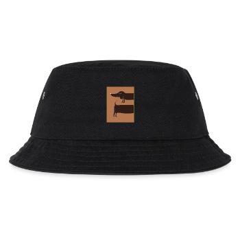 Dachshund dog at night - Kids’ Bucket Hat - black - Front