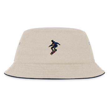 SAUVAGE - Bob Enfant - blanc cassé/bleu marine - Devant