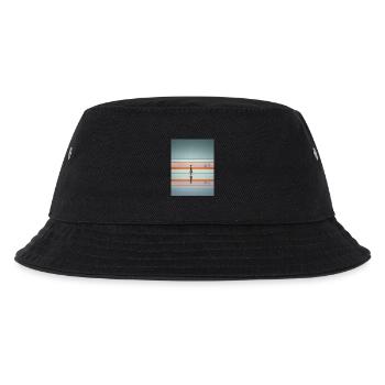 Elegant Woman Passing Subway - Kids’ Bucket Hat - black - Front