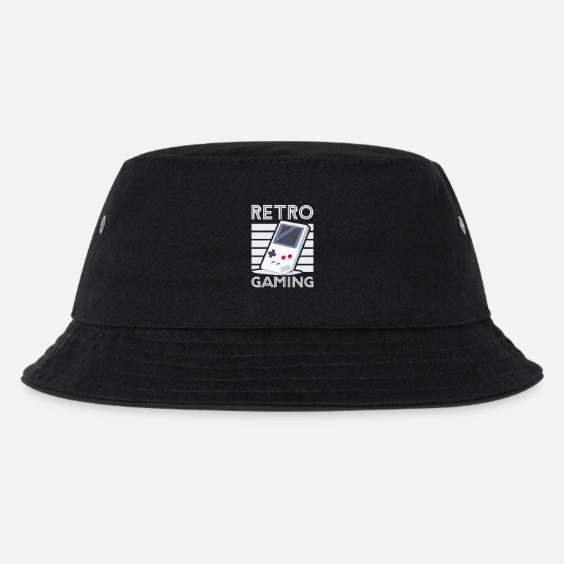 Retro Gaming 1 by Helfspawn - Kids’ Bucket Hat - black