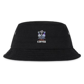 Pigeon Race Pigeon Pigeons - Kids’ Bucket Hat - black - Front