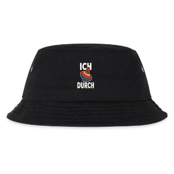 Lustiger Spruch Humor Ich Dreh Durch Geschenkidee - Kinder Bucket Hat - Schwarz - Vorne