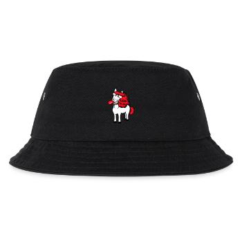 Horse Crazy Tongue Sticking Out Funny Silly - Kids’ Bucket Hat - black - Front