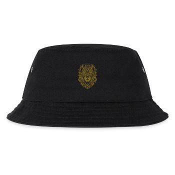 Lion Mandala Visage Tête de Lion Floral - Bob Enfant - noir - Devant
