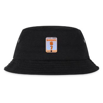 Six Seven Meme 6 7 - Kids’ Bucket Hat - black - Front