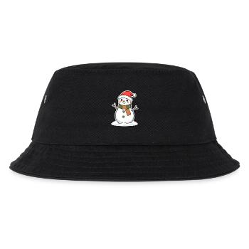 Snowman - Kids’ Bucket Hat - black - Front