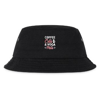 Café Chats Tapis de yoga - Bob Enfant - noir - Devant