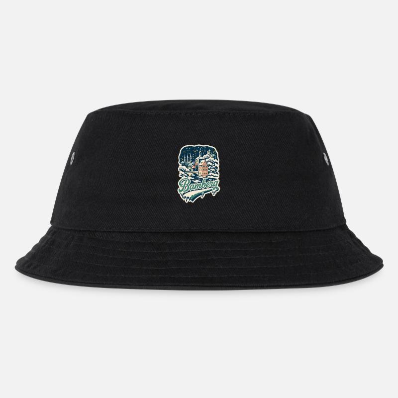 Bamberg Winter Magic - Kids’ Bucket Hat - black
