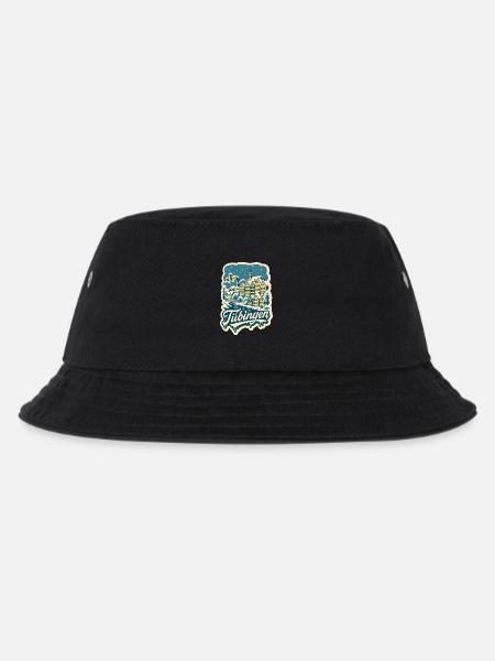 Tübingen Baden-Württemberg Winter   - Kinder Bucket Hat - Schwarz