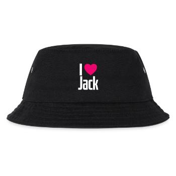 J’aime Jack Cœur Rose J’aime Jack - Bob Enfant - noir - Devant