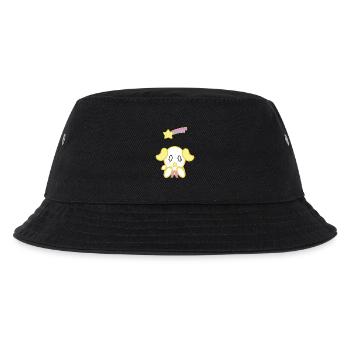 KawaiiDOGGOS – Twinkle "Sternschnuppe"-Druck - Kinder Bucket Hat - Schwarz - Vorne
