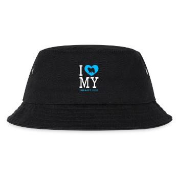 Therapiehund Therapeut Therapie Hund Hundetrainer - Kinder Bucket Hat - Schwarz - Vorne
