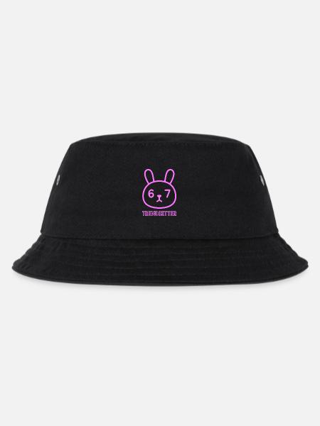 Neon Bunny 67: Trendsetter - Kinder Bucket Hat - Schwarz