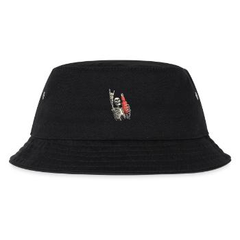 Skelett mit Flasche Party - Kinder Bucket Hat - Schwarz - Vorne