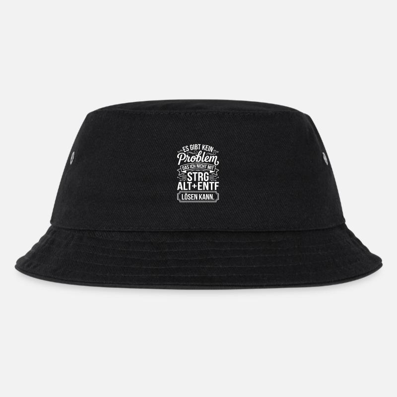 Nessun problema con ctrl alt del - Cappello alla pescatora per bambini - nero