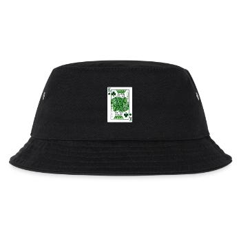 König von Shamrock St. Patrick's Irish - Kinder Bucket Hat - Schwarz - Vorne