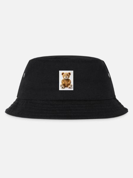 Teddy - Kinder Bucket Hat - Schwarz