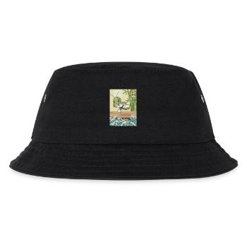 Kawaii Kampfkunst Gottesanbeterin - Kinder Bucket Hat - Schwarz - Vorne