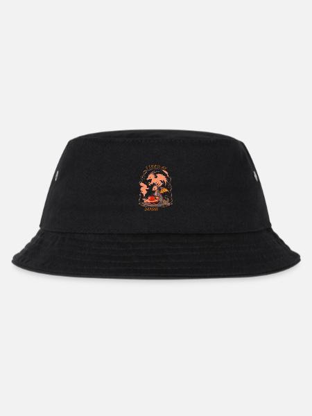 Dragon Forge - Fired by Magic Pottery Art - Kids’ Bucket Hat - black
