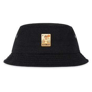 Science Hero: Cartoon Thumbs Up - Kinder Bucket Hat - Schwarz - Vorne