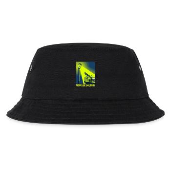 Lichtverschmutzung Astronomie Teleskop Humor Desig - Kinder Bucket Hat - Schwarz - Vorne