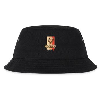Alexis - Kinder Bucket Hat - Schwarz - Vorne