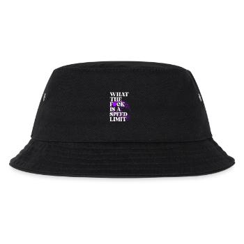 Auto - Kinder Bucket Hat - Schwarz - Vorne