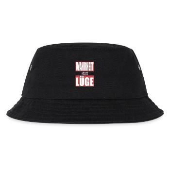 Wahrheit statt Lüge - Kinder Bucket Hat - Schwarz - Vorne