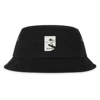 Just Keep Riding Motorcycle Adventure - Kids’ Bucket Hat - black - Front