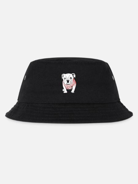 Bulldog puppy - Kinder Bucket Hat - Schwarz