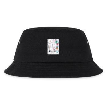 Weißverrückter - Kinder Bucket Hat - Schwarz - Vorne