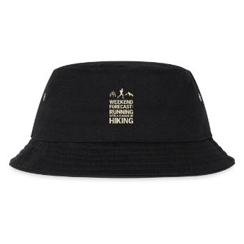 Weekend Forecast: Running with a chance of Hiking - Kids’ Bucket Hat - black - Front