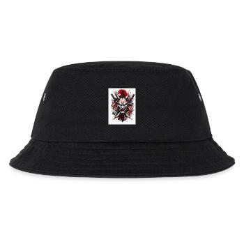 Dämonen Oni Katana - Kinder Bucket Hat - Schwarz - Vorne