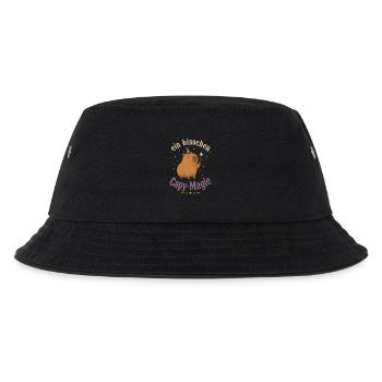 Ein bisschen Capy-Magie Zauberer - Kinder Bucket Hat - Schwarz - Vorne