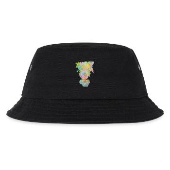 Flower vase - Kids’ Bucket Hat - black - Front