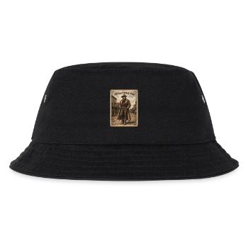 Amerikanische Grenztracht - Kinder Bucket Hat - Schwarz - Vorne