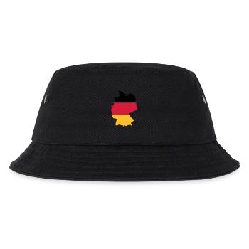Deutschland - Kinder Bucket Hat - Schwarz - Vorne