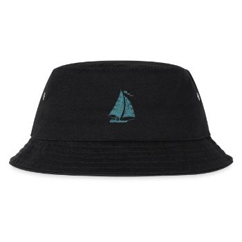 Segelboot Segeln Segler - Kinder Bucket Hat - Schwarz - Vorne