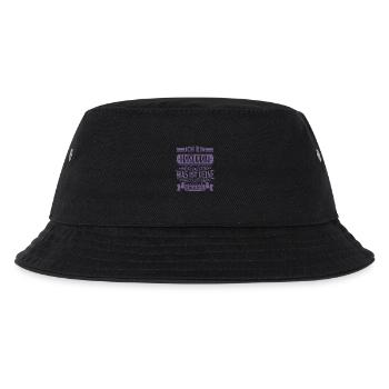 Ich bin Friseurin Was ist deine Superkraft - Kinder Bucket Hat - Schwarz - Vorne