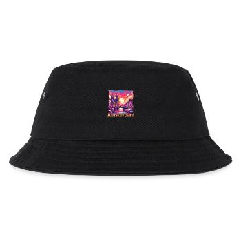 Amsterdam Coucher de soleil Canal Violet Grunge - Bob Enfant - noir - Devant