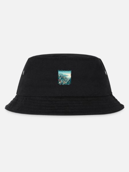 Valparaiso Stadt Chile Hafenstadt Hügel - Kinder Bucket Hat - Schwarz