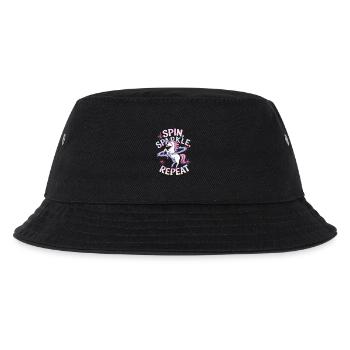 Tanzreifen Einhorn Tänzer Reifen - Kinder Bucket Hat - Schwarz - Vorne