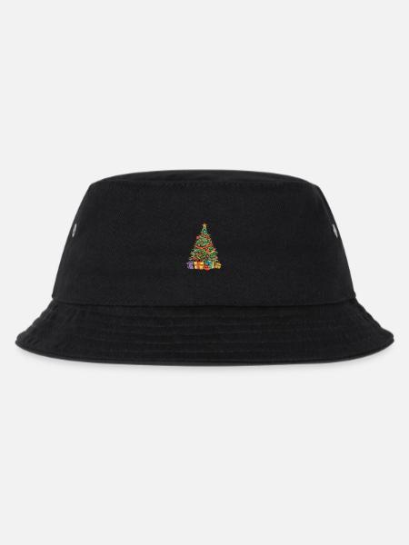 Tannenbaum Xmas Weihnachten - Kinder Bucket Hat - Schwarz