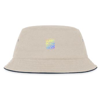 Lloret De Mar 2025 Bunt - Kinder Bucket Hat - Natur/Navy - Vorne