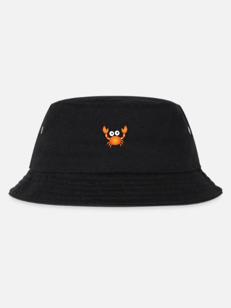 Krabbe - Kinder Bucket Hat - Schwarz