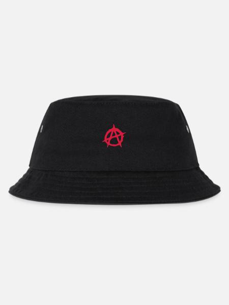 Anarchie - Kinder Bucket Hat - Schwarz