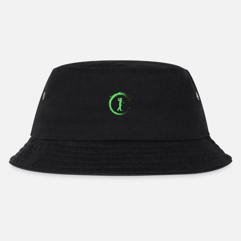 Golf - Kinder Bucket Hat - Schwarz