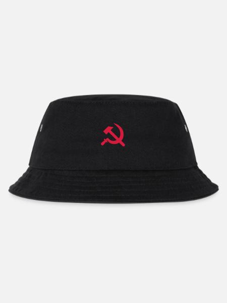 Hammer, Sichel, Russia, UdSSR - Kinder Bucket Hat - Schwarz