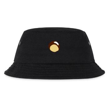 eine einzelne kastanie herbst jahreszeit sammeln d - Kinder Bucket Hat - Schwarz - Vorne